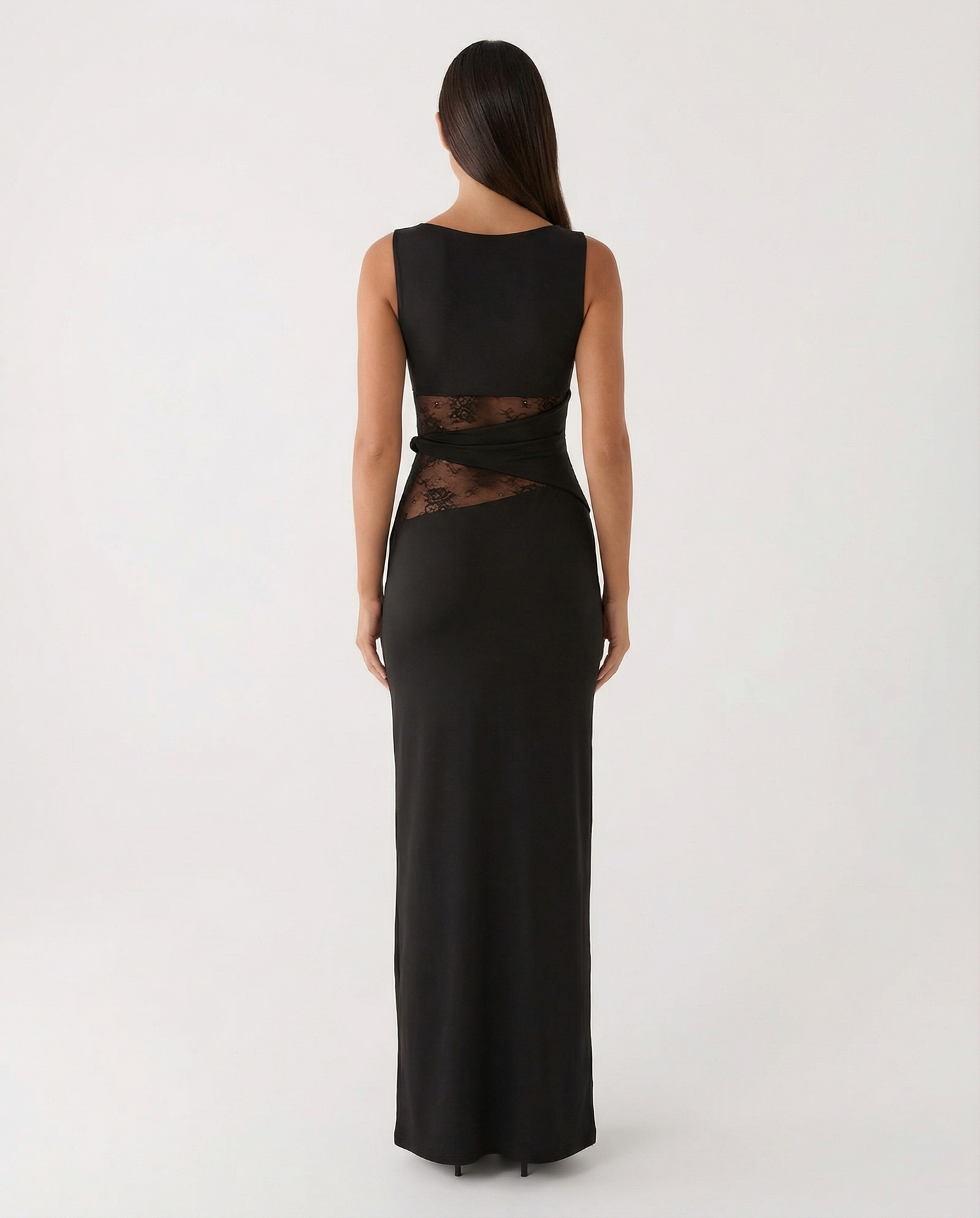 Lace Illusion Maxi
