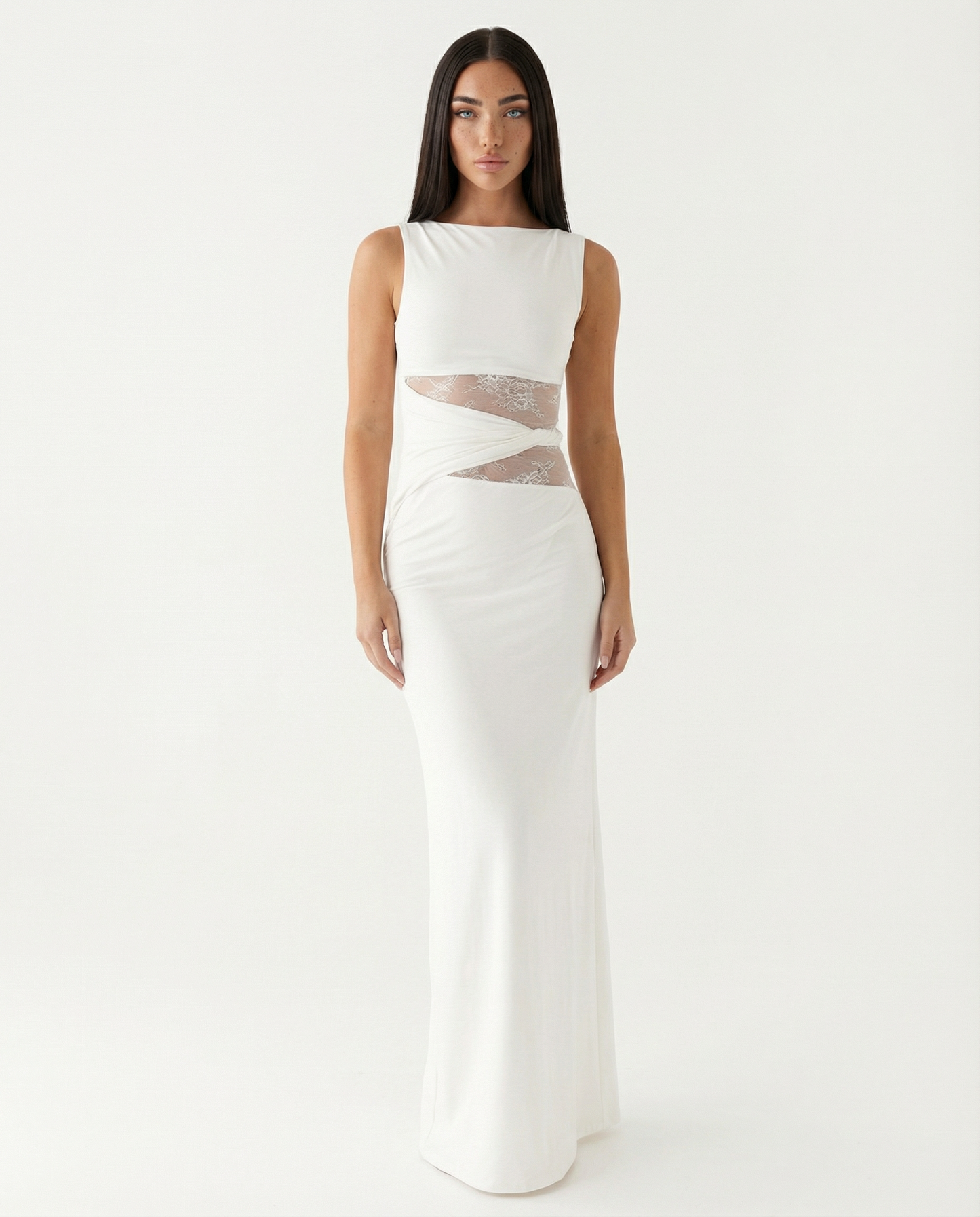 Lace Illusion Maxi