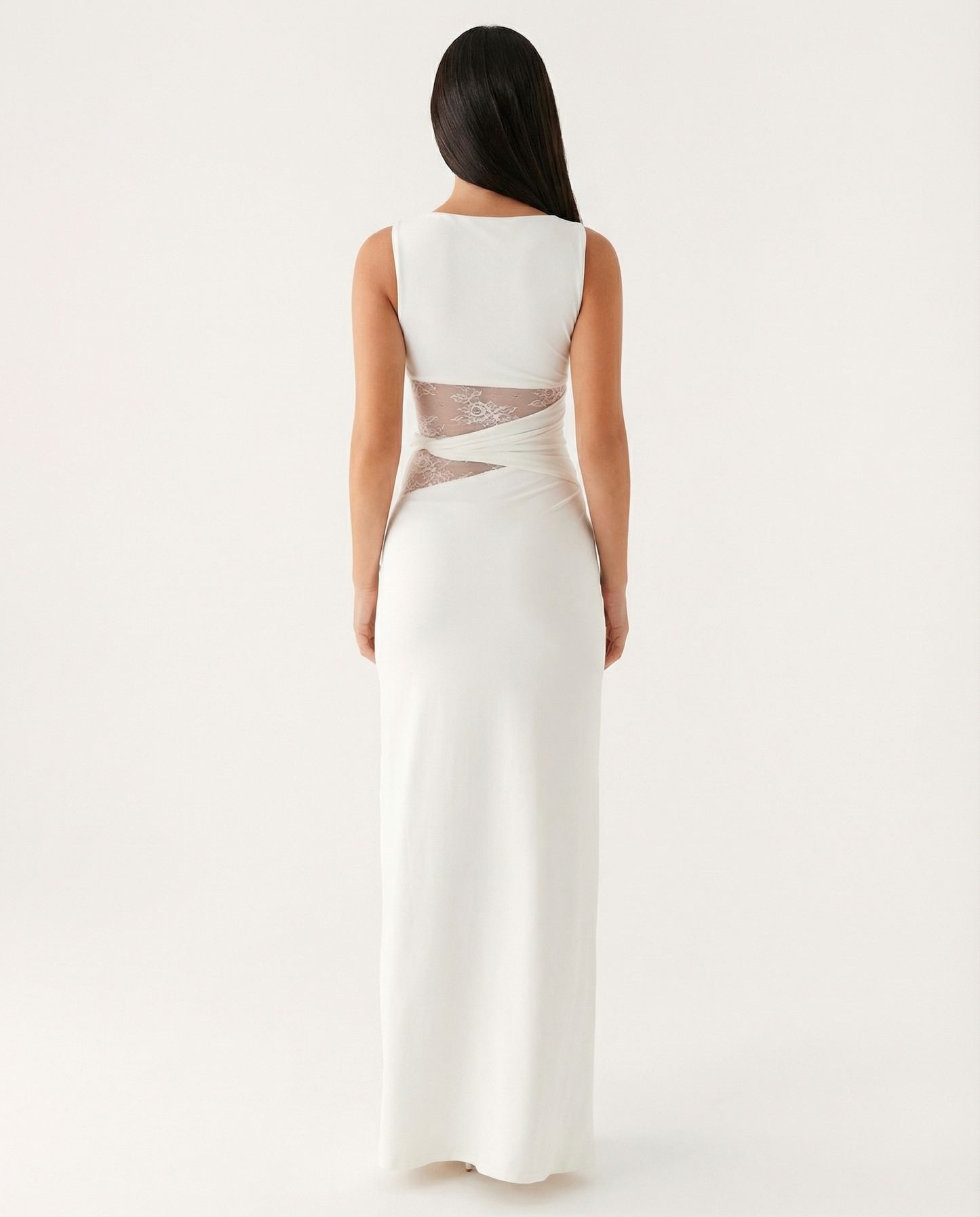Lace Illusion Maxi