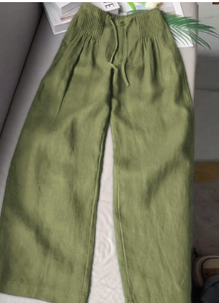 Isabelle | Pantalon fluide jambe large