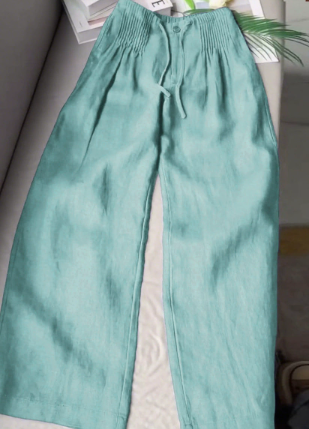 Isabelle | Pantalon fluide jambe large